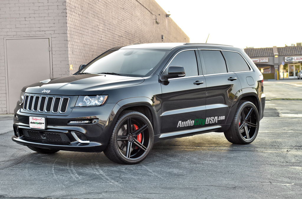 Gianelle Lucca matte black r22 on 2013 Jeep Grand Cherokee SRT-8